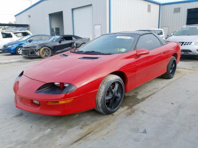 2G1FP22K7V2139900 - 1997 CHEVROLET CAMARO BAS RED photo 2