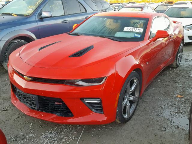 1G1FF1R72J0152600 - 2018 CHEVROLET CAMARO SS RED photo 2