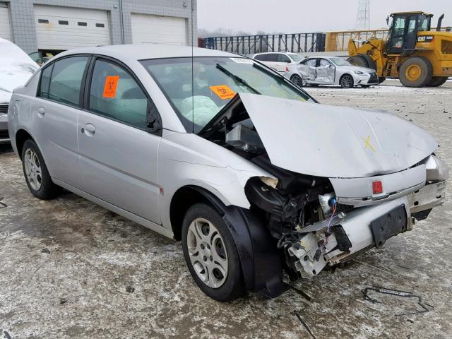 1G8AZ52FX3Z158851 - 2003 SATURN ION LEVEL SILVER photo 1