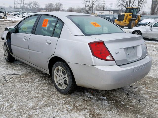 1G8AZ52FX3Z158851 - 2003 SATURN ION LEVEL SILVER photo 3
