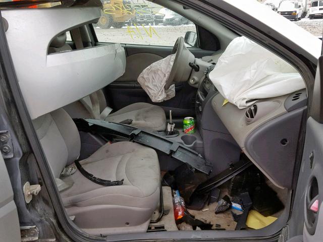 1G8AZ52FX3Z158851 - 2003 SATURN ION LEVEL SILVER photo 5