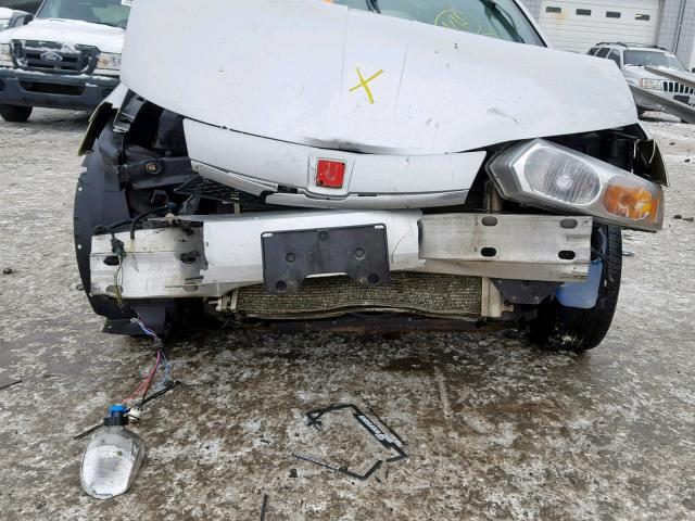 1G8AZ52FX3Z158851 - 2003 SATURN ION LEVEL SILVER photo 9