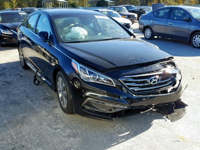 5NPE34AF6FH050064 - 2015 HYUNDAI SONATA SPO BLACK photo 1