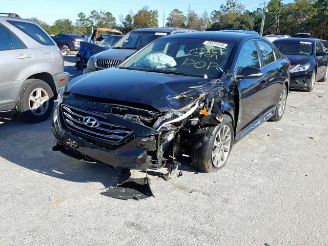 5NPE34AF6FH050064 - 2015 HYUNDAI SONATA SPO BLACK photo 2