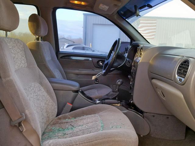 1GKDT13S332120562 - 2003 GMC ENVOY BLACK photo 5