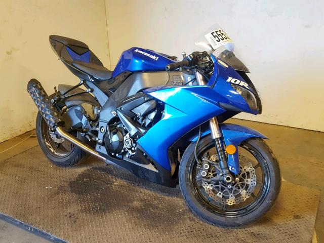 JKAZXCE1X8A000822 - 2008 KAWASAKI ZX1000 E BLUE photo 1