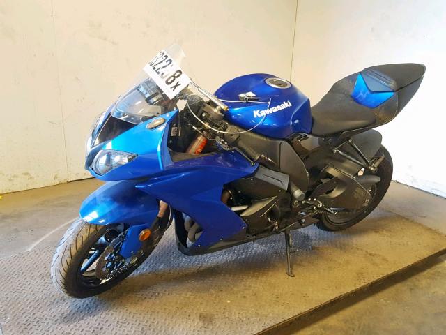 JKAZXCE1X8A000822 - 2008 KAWASAKI ZX1000 E BLUE photo 2