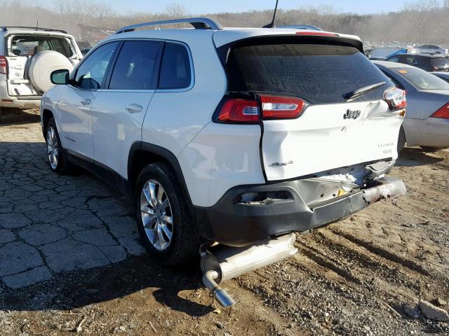 1C4PJMDB4GW210218 - 2016 JEEP CHEROKEE L WHITE photo 3