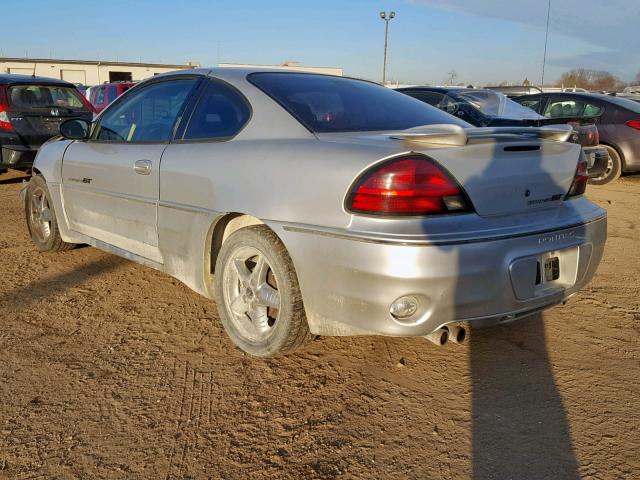 1G2NW12EX2C225776 - 2002 PONTIAC GRAND AM G SILVER photo 3