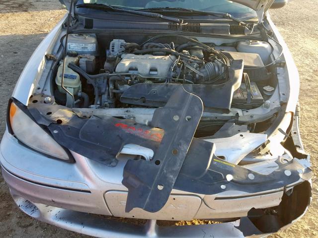 1G2NW12EX2C225776 - 2002 PONTIAC GRAND AM G SILVER photo 7