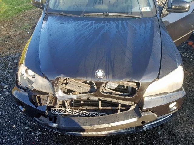 5UXFE8C51AL310352 - 2010 BMW X5 XDRIVE4 BLACK photo 7