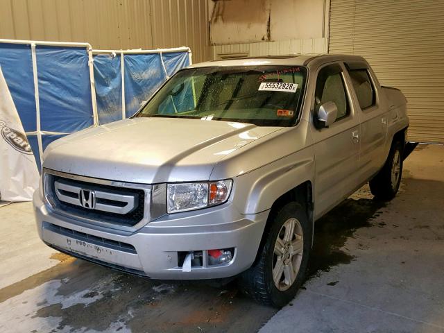 5FPYK1F53BB007266 - 2011 HONDA RIDGELINE SILVER photo 2