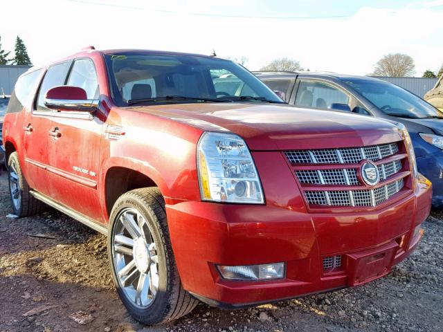 1GYS4JEF6DR188194 - 2013 CADILLAC ESCALADE E BURGUNDY photo 1