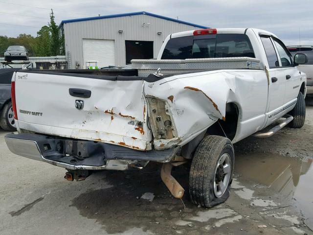 1D7KS28C06J155671 - 2006 DODGE RAM 2500 S WHITE photo 4