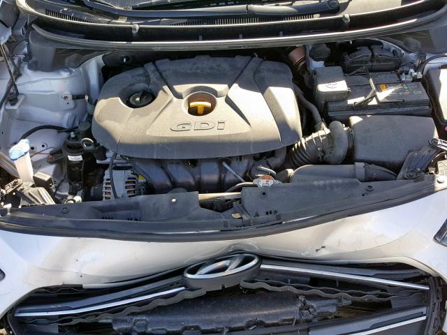 KMHD35LH5HU372408 - 2017 HYUNDAI ELANTRA GT SILVER photo 7