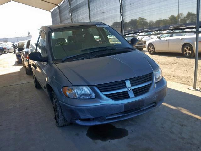 1D4GP25B75B325761 - 2005 DODGE CARAVAN SE SILVER photo 1