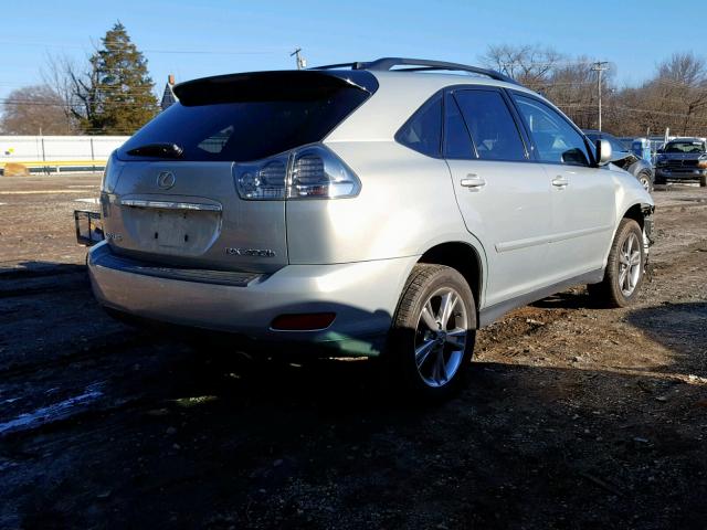 JTJHW31UX60003112 - 2006 LEXUS RX 400 SILVER photo 4