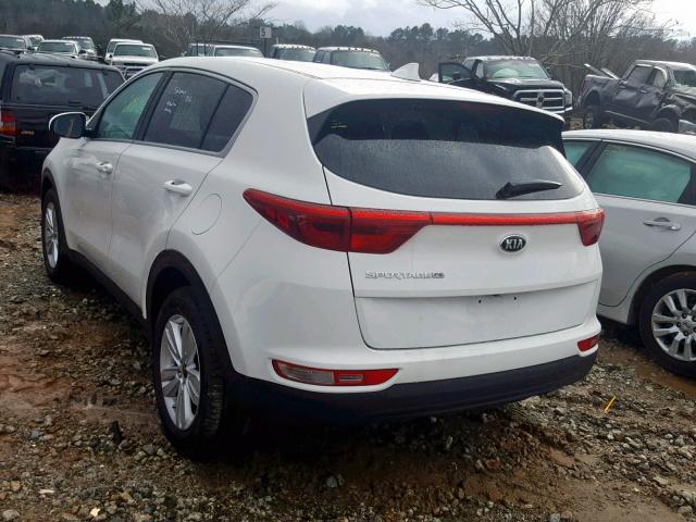 KNDPM3AC5J7467078 - 2018 KIA SPORTAGE L WHITE photo 3