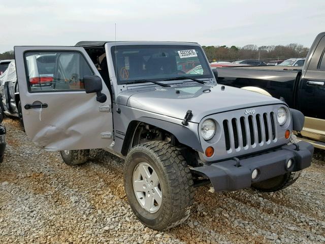 1C4AJWAG6DL548718 - 2013 JEEP WRANGLER S SILVER photo 1