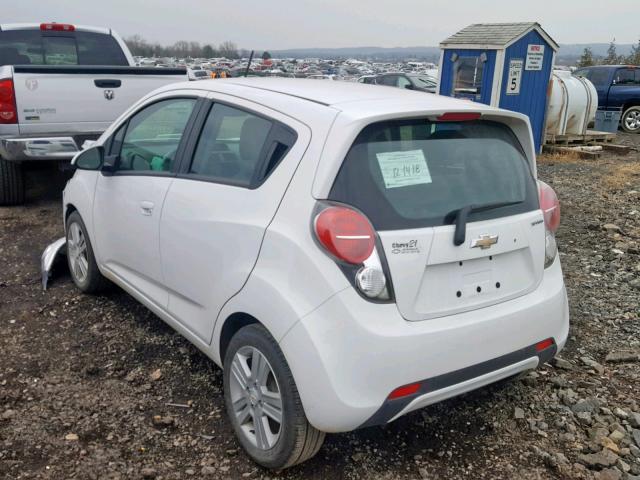 KL8CB6S97EC496841 - 2014 CHEVROLET SPARK LS WHITE photo 3