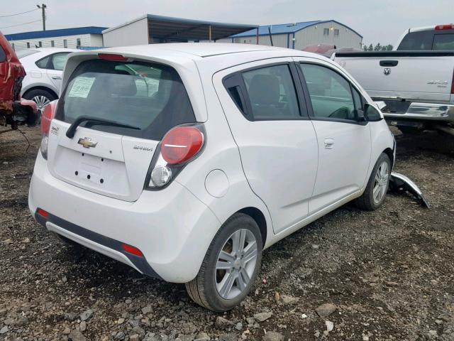 KL8CB6S97EC496841 - 2014 CHEVROLET SPARK LS WHITE photo 4