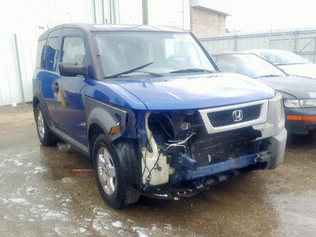 5J6YH18695L009354 - 2005 HONDA ELEMENT EX BLUE photo 1