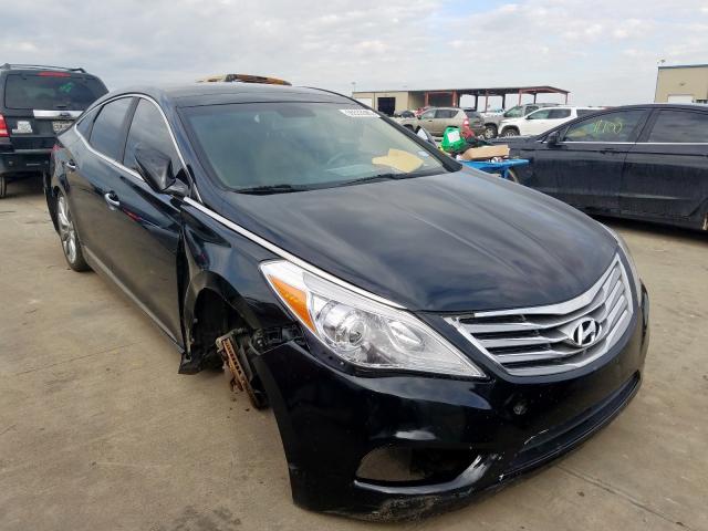 KMHFH4JG0DA255216 - 2013 HYUNDAI AZERA GLS BLACK photo 1