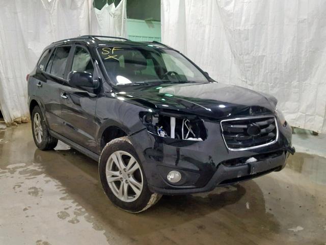 5XYZKDAG1BG060712 - 2011 HYUNDAI SANTA FE L BLACK photo 1