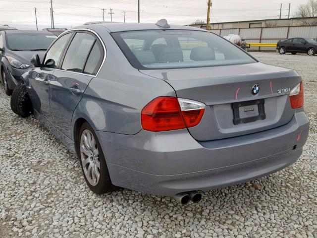 WBAVB33596KR76393 - 2006 BMW 330 I BLUE photo 3