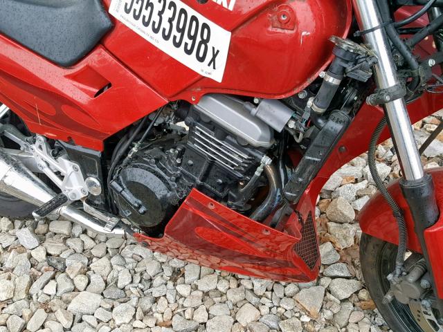 JKAEXMF186DA21461 - 2006 KAWASAKI EX250 F RED photo 6