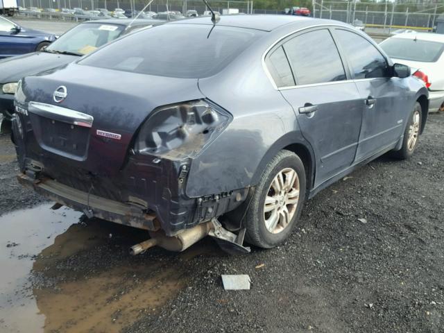 1N4CL2AP6AC138644 - 2010 NISSAN ALTIMA HYB SILVER photo 4