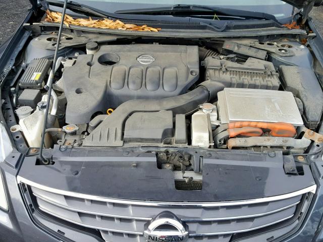 1N4CL2AP6AC138644 - 2010 NISSAN ALTIMA HYB SILVER photo 7