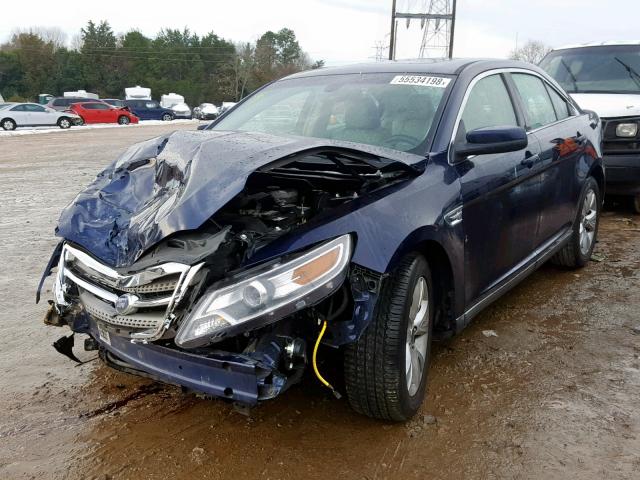 1FAHP2EW2BG182498 - 2011 FORD TAURUS SEL BLUE photo 2