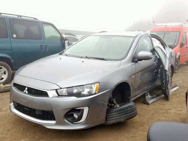 JA32V2FW7GU012813 - 2016 MITSUBISHI LANCER ES GRAY photo 2