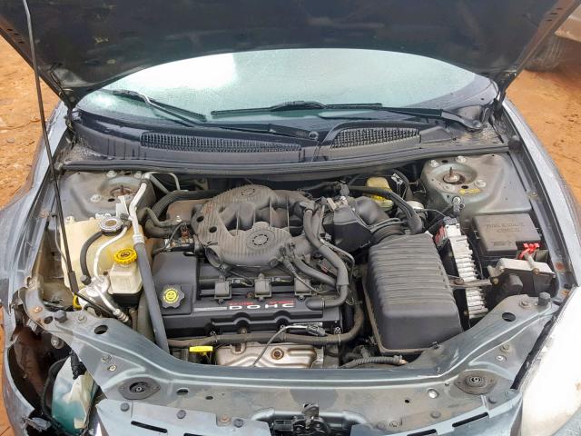 1C3EL55R42N352171 - 2002 CHRYSLER SEBRING LX GREEN photo 7