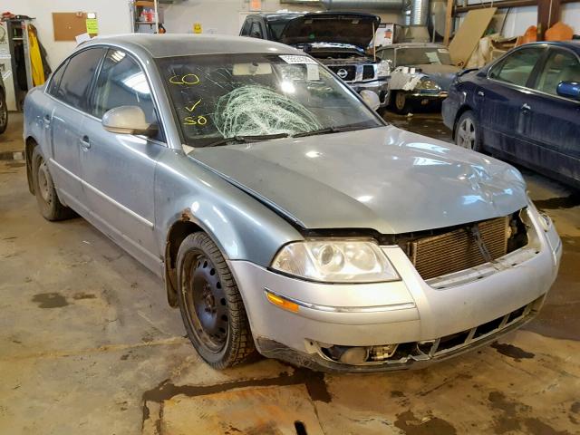 WVWPE63B84P250485 - 2004 VOLKSWAGEN PASSAT GLS GREEN photo 1