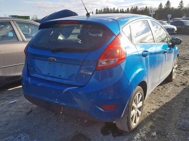 3FADP4EJ6CM217002 - 2012 FORD FIESTA SE BLUE photo 4