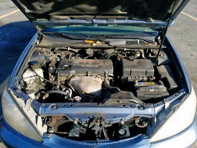 4T1BE32K03U677441 - 2003 TOYOTA CAMRY LE BLUE photo 7