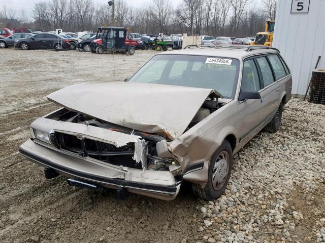 1G4AG85M6T6470430 - 1996 BUICK CENTURY SP TAN photo 2