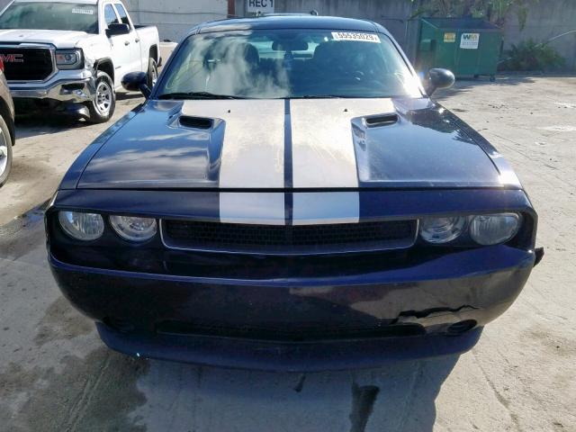 2B3CJ4DG7BH571414 - 2011 DODGE CHALLENGER BLACK photo 9