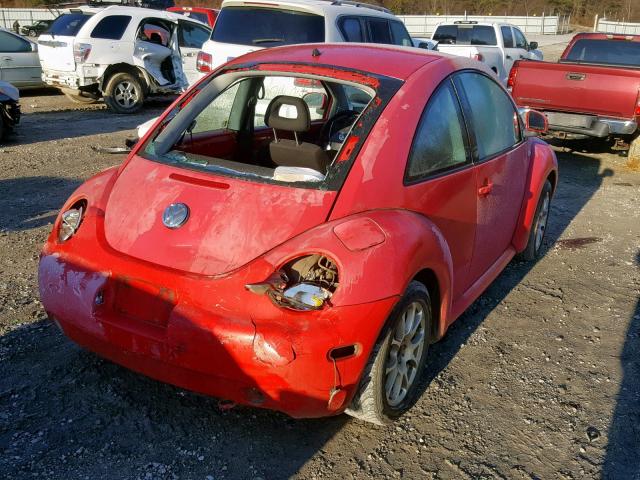 3VWCA21C7XM436072 - 1999 VOLKSWAGEN NEW BEETLE RED photo 4