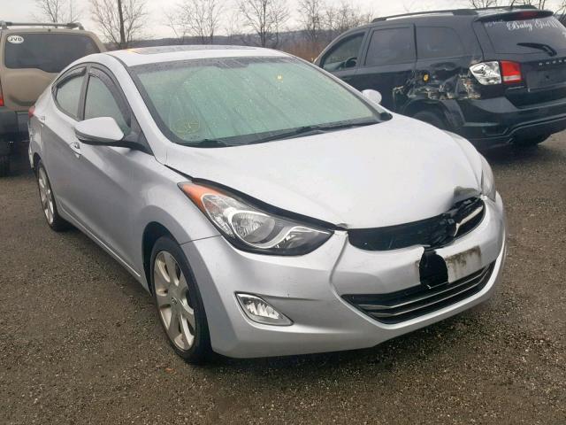 KMHDH4AEXCU268011 - 2012 HYUNDAI ELANTRA GL SILVER photo 1