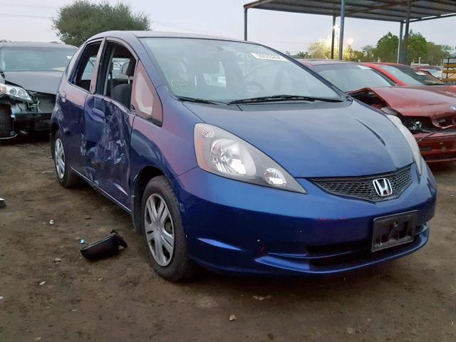 JHMGE88269S065245 - 2009 HONDA FIT BLUE photo 1