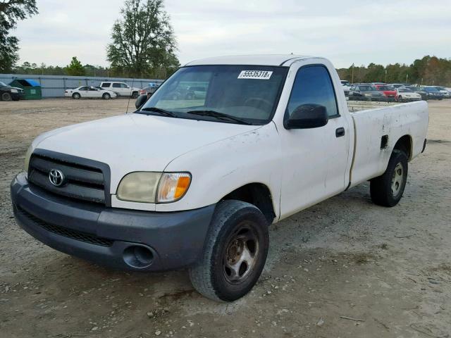 5TBJN32134S443428 - 2004 TOYOTA TUNDRA WHITE photo 2