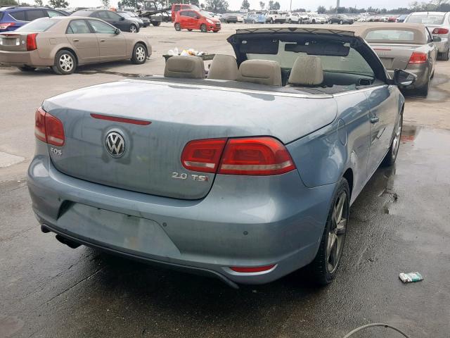 WVWFW7AH8CV003631 - 2012 VOLKSWAGEN EOS LUX 绿色 照片 4