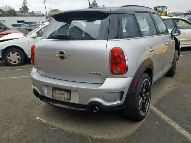 WMWZC5C51DWL64446 - 2013 MINI COOPER S C SILVER photo 4