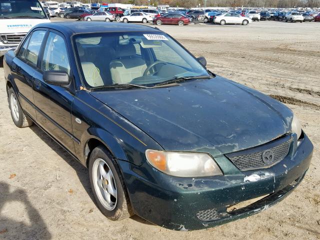 JM1BJ225430165497 - 2003 MAZDA PROTEGE DX GREEN photo 1