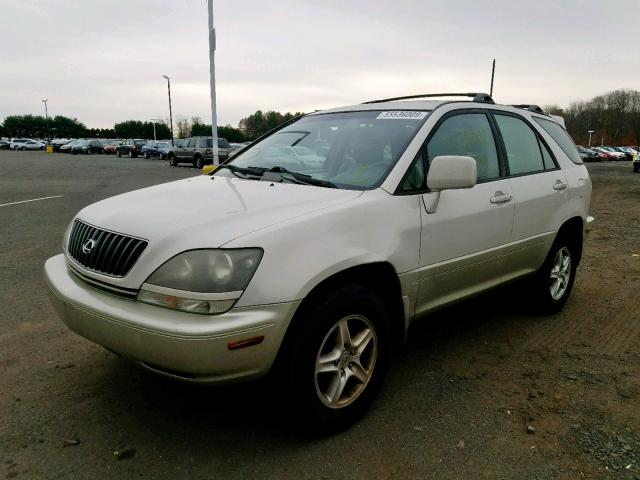 JT6HF10U7Y0141693 - 2000 LEXUS RX 300 WHITE photo 2