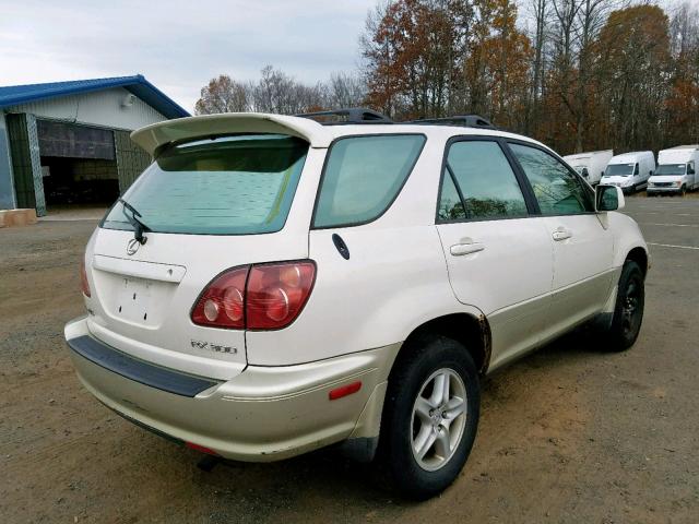 JT6HF10U7Y0141693 - 2000 LEXUS RX 300 WHITE photo 4