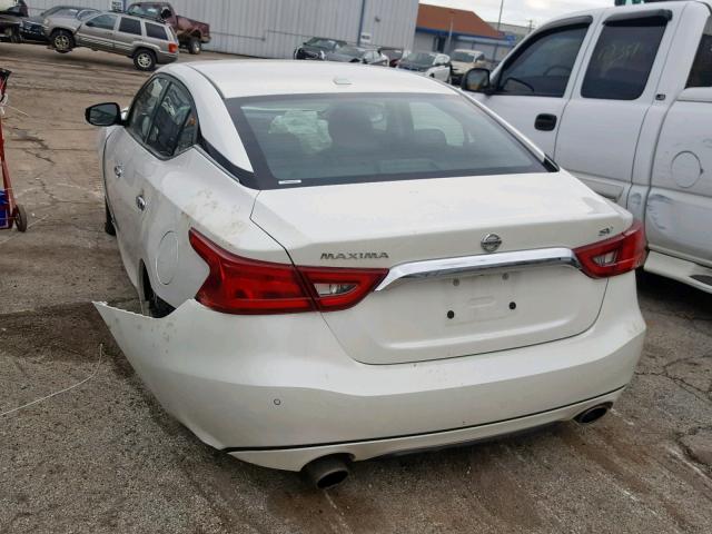 1N4AA6AP0HC447542 - 2017 NISSAN MAXIMA 3.5 WHITE photo 3